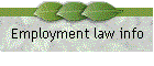 Employment law info